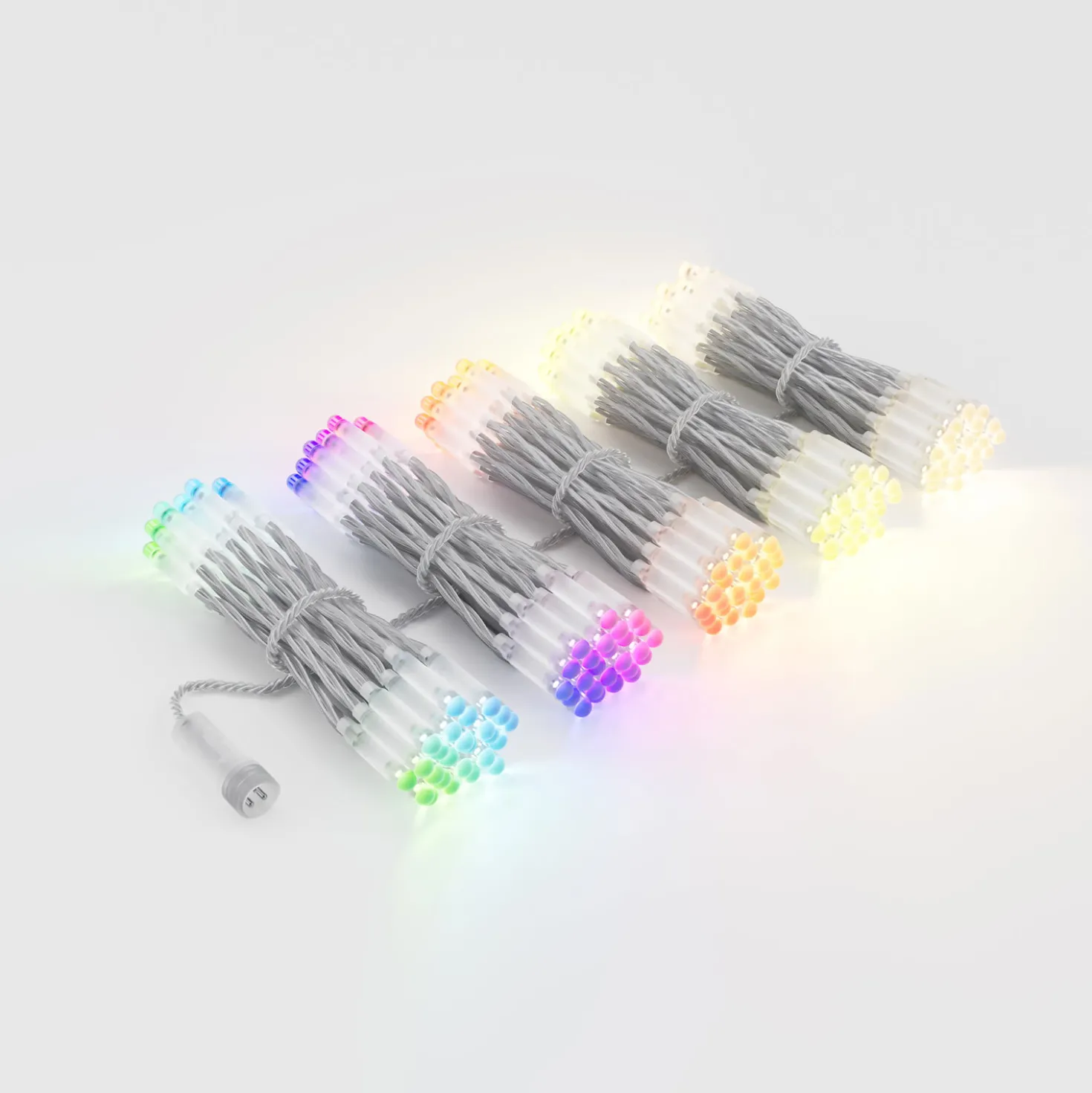 Tenda Twinkly Pro Special Edition, RGB e Bianco caldo, 250 led