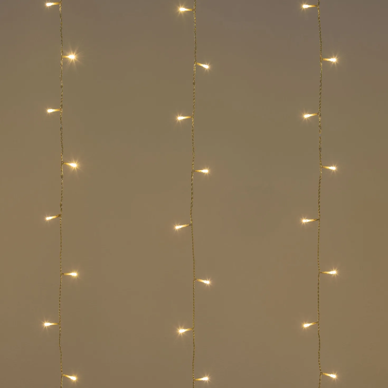 Tenda 3 x h 1,52 m, 182 led bianco caldo