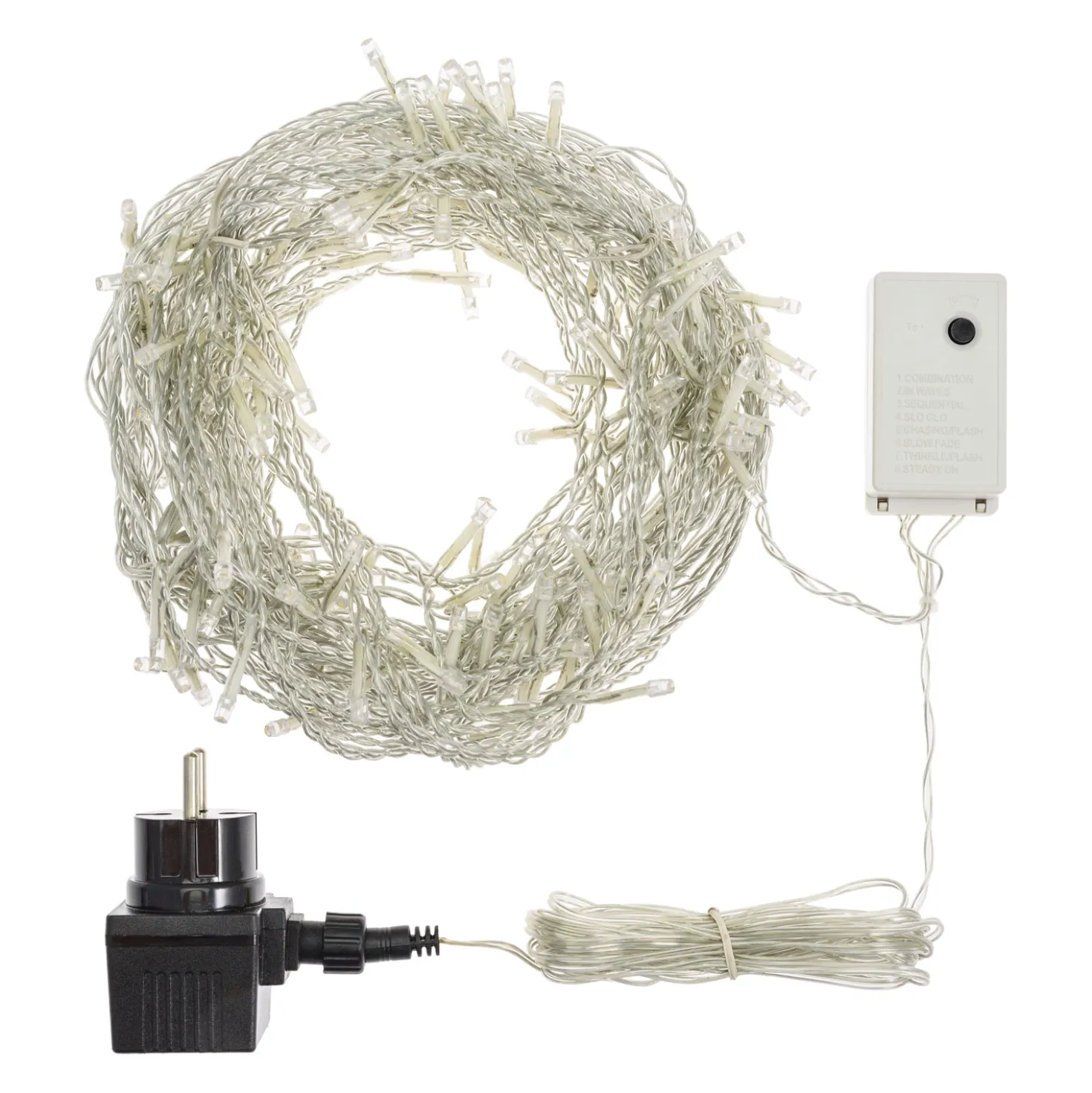 Tenda 3 x h 1,52 m, 182 led bianco caldo