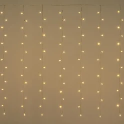 Tenda 3 x h 1,52 m, 182 led bianco caldo