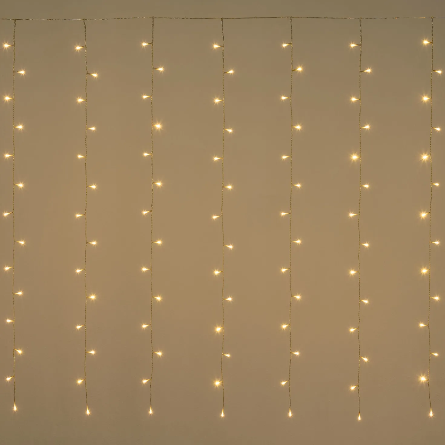 Tenda 3 x h 1,52 m, 182 led bianco caldo