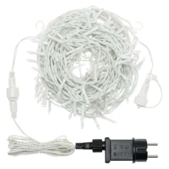 Tenda 3,2 x h 1 m, 200 led bianco caldo