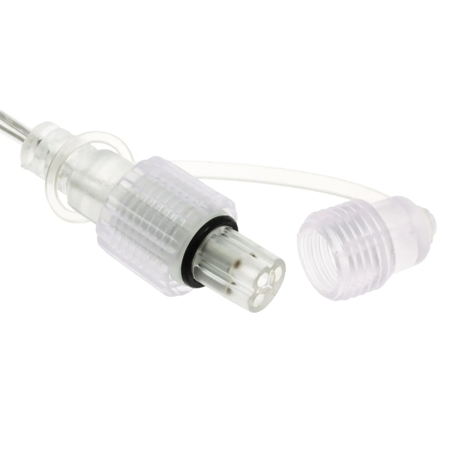 Tenda 2 x h 1 m, 84 maxiled bianco caldo, cavo trasparente, prolungabile