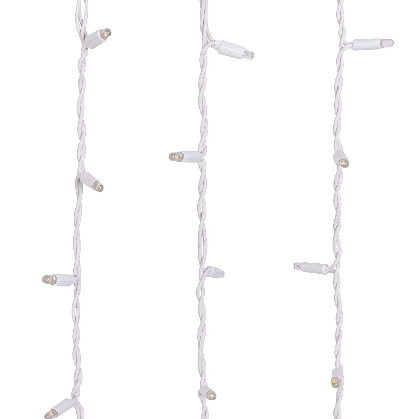 Tenda 4 x h 1 m, 320 maxiled bianco caldo, cavo bianco, prolungabile, IP67