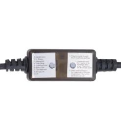 Trasformatore con Controller Connect+ fino a 1600 led, 24 watt, giochi di luce e luce fissa, cavo nero