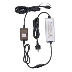 Trasformatore con Controller Connect+ fino a 6000 led, solo luce fissa, cavo nero