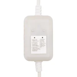 Trasformatore con Controller Connect+ fino a 6000 led, giochi di luce e luce fissa, cavo bianco