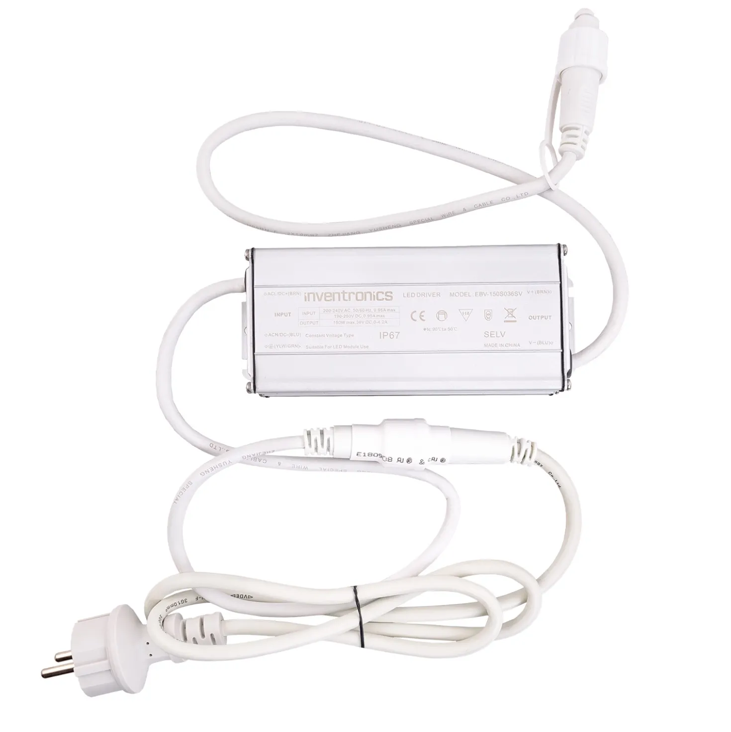 Trasformatore Connect ProLine 36V, 150 watt, cavo bianco