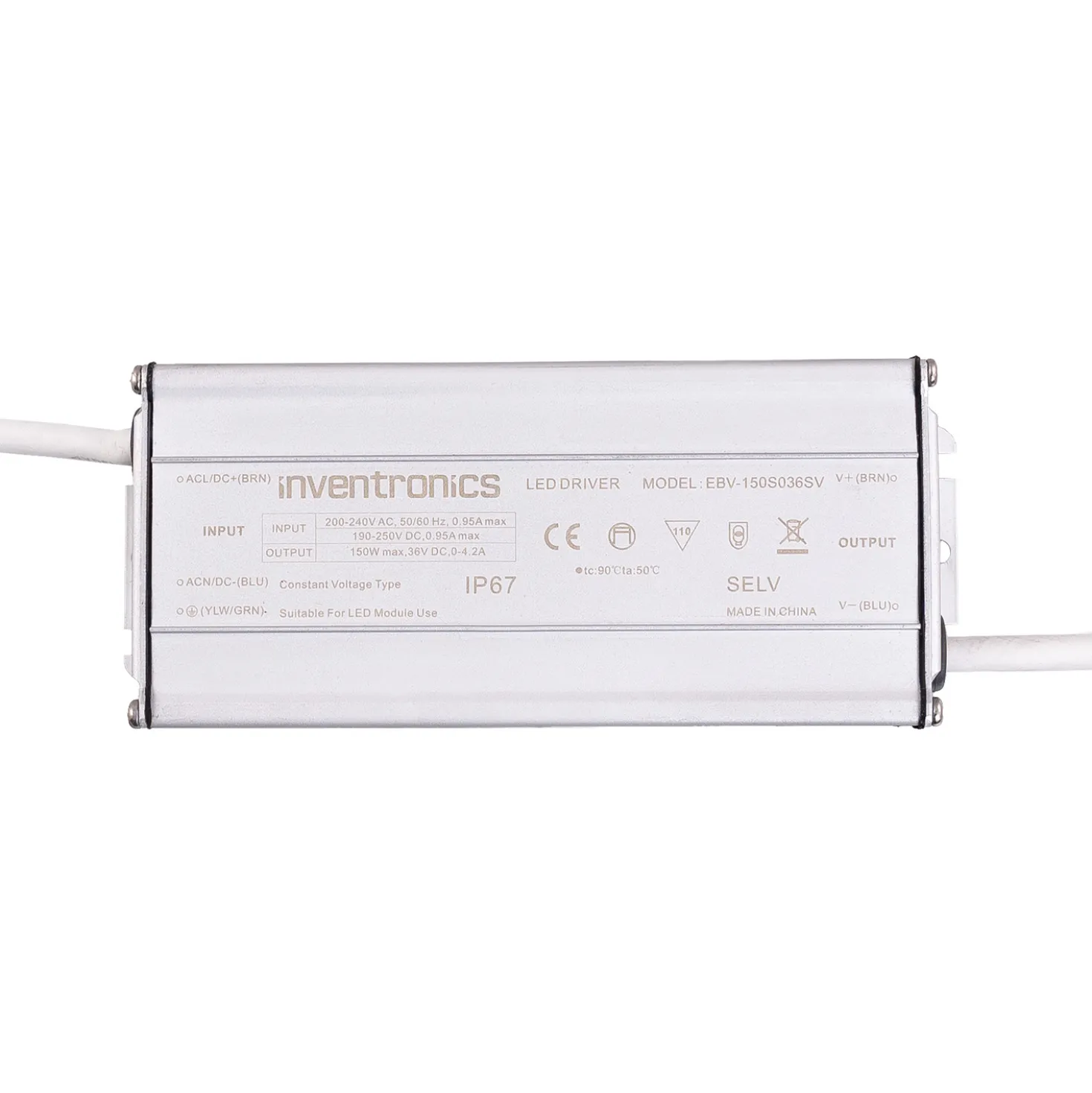 Trasformatore Connect ProLine 36V, 150 watt, cavo bianco