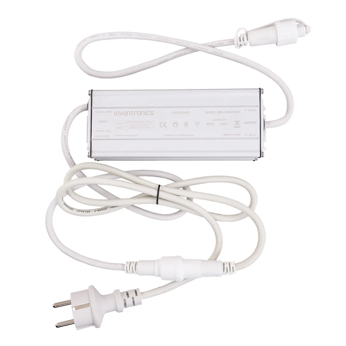 Trasformatore Connect ProLine 36V, 200 watt, cavo bianco