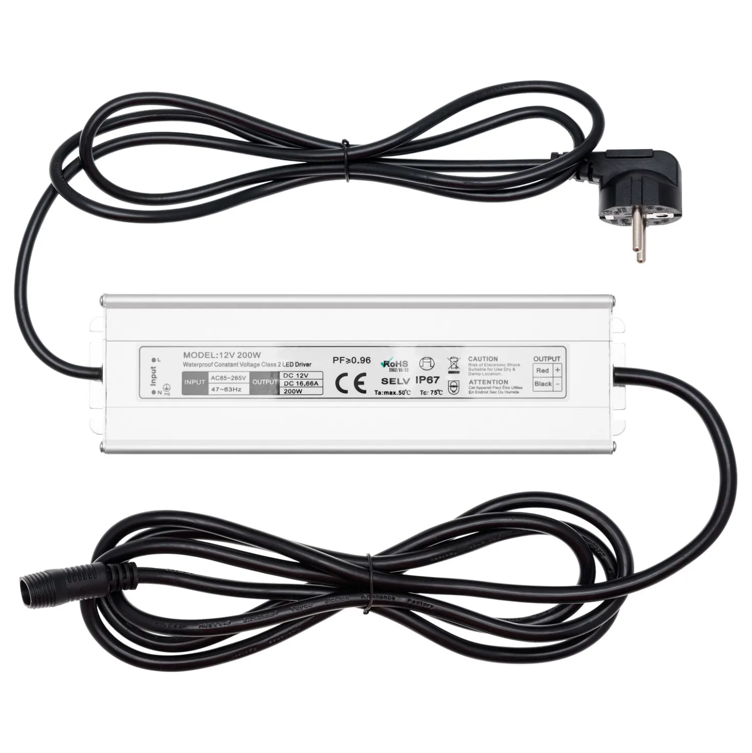 Trasformatore per Maxi Lettere ELV, 12V, 200 Watt