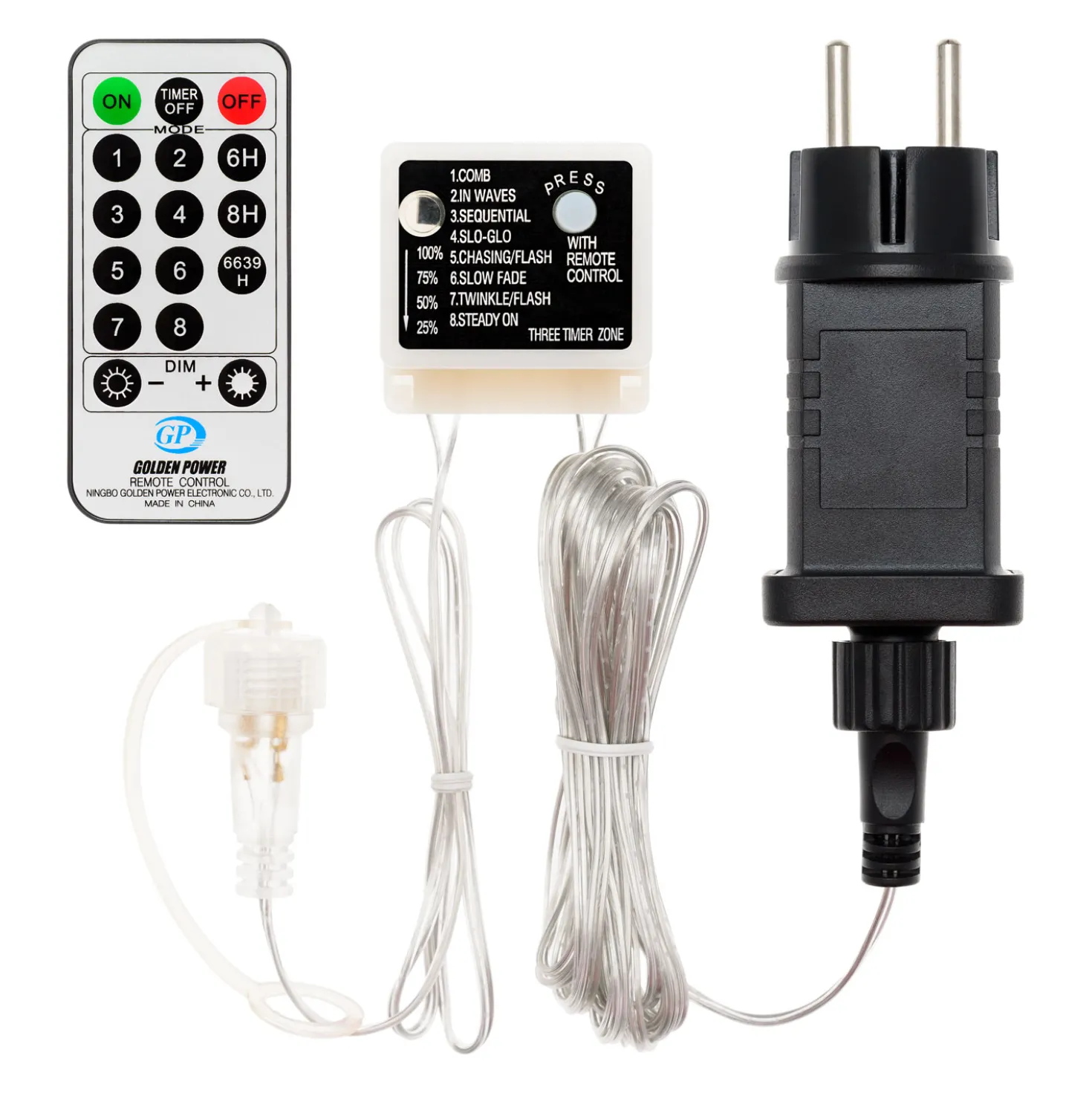 Trasformatore Smart Connect fino a 600 led, timer 8/16 ore, memory controller, telecomando