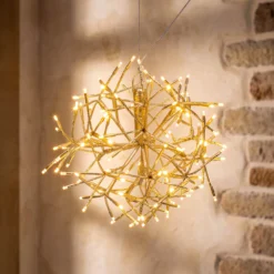 TWIGball Champagne, Ø 35 cm, 120 led bianco caldo