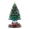 Villaggio di Natale, Albero di Natale saliscendi, h 45 cm, musiche natalizie