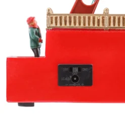 Villaggio di Natale, Ruota Panoramica Babbo Natale, h 36 cm, musiche natalizie