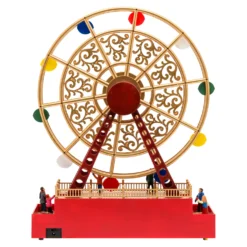 Villaggio Ruota Panoramica rotante, h 48 cm, una melodia nataliza